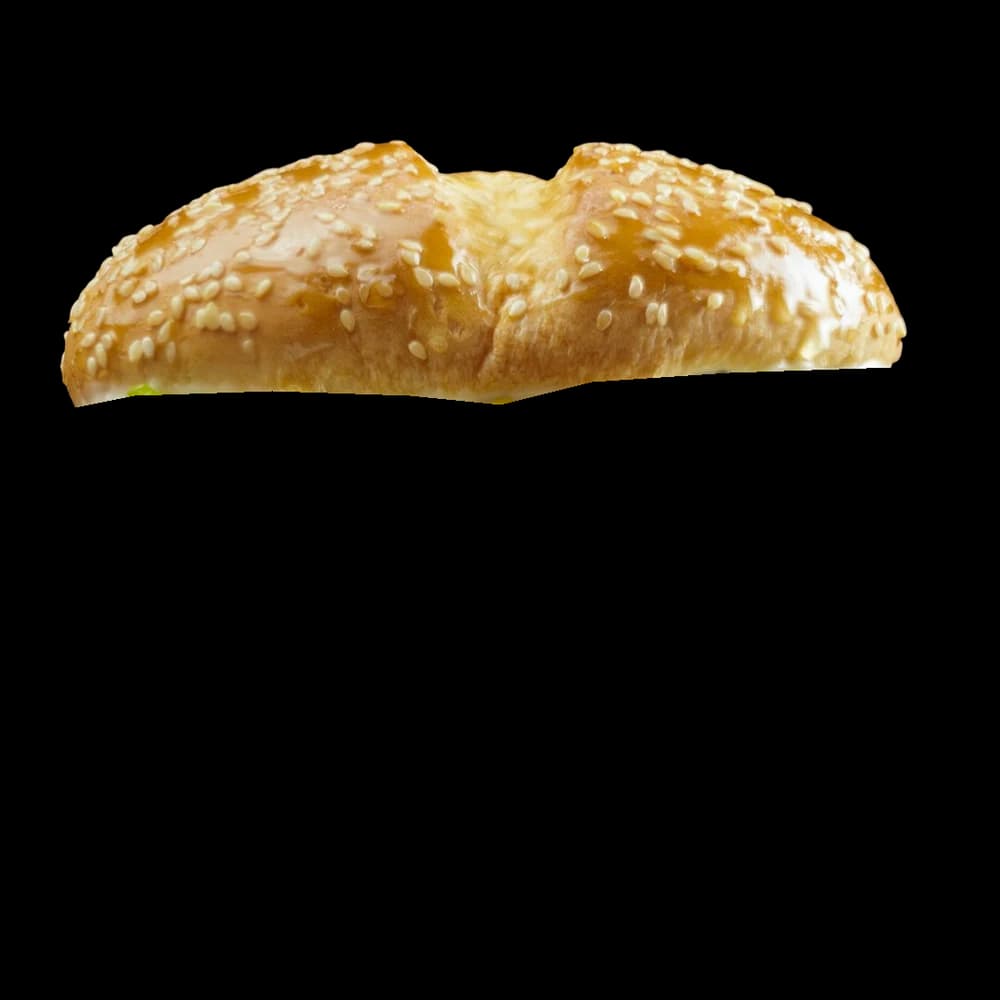 Snacky zinger burger, layer by layer